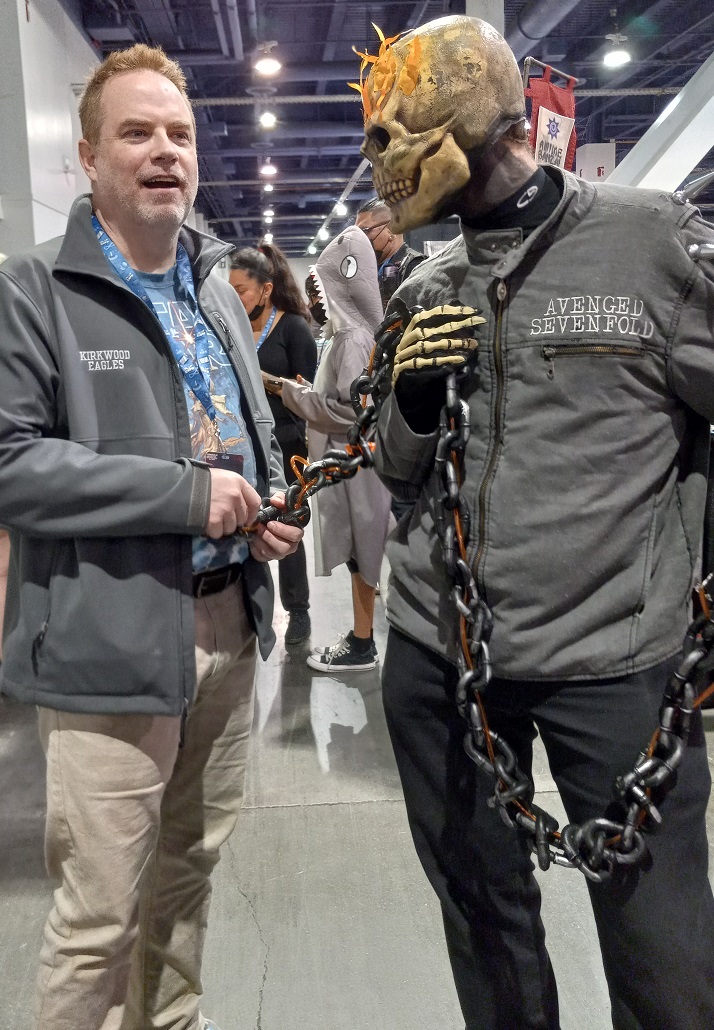 marvel ghost rider cosplay at lvl up expo las vegas 2022