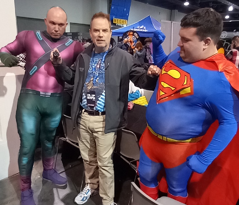 lex luthor superman cosplay at lvl up expo las vegas 2022