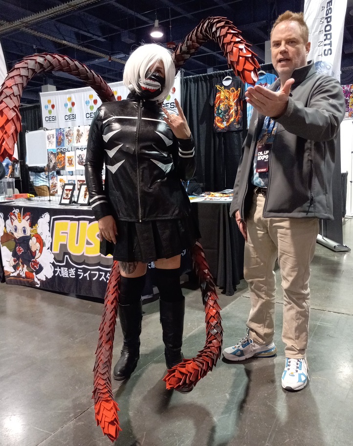 omega red cosplay at lvl up expo las vegas 2022