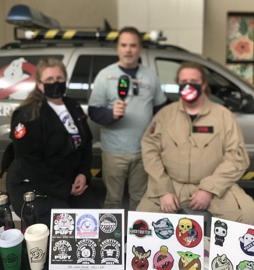 ghost busters quad comic book con cosplay moline illinois 2021