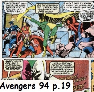 avengers vision neal adams comic book butt ass