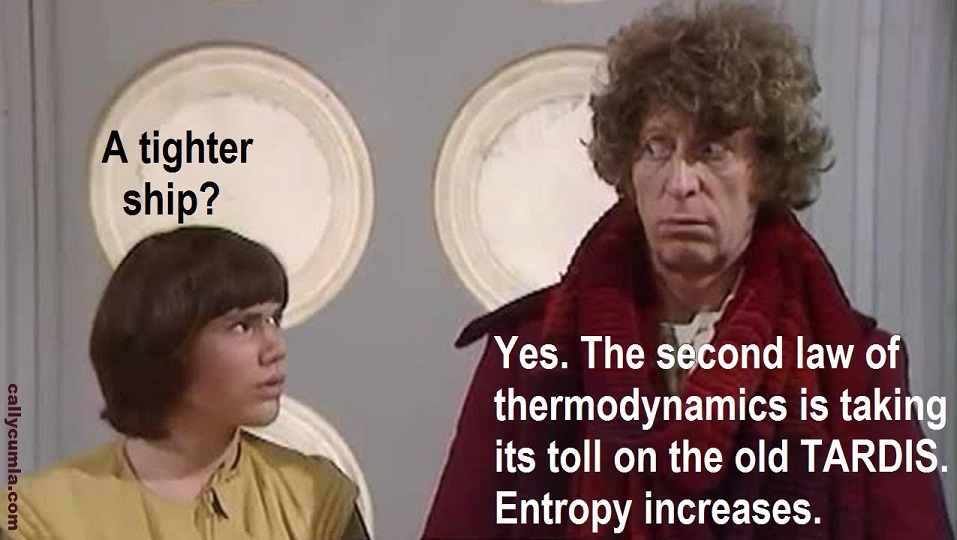 second law thermodynamics adric logopolis fourth dr 4th doctor who computer quote saying phrase meme